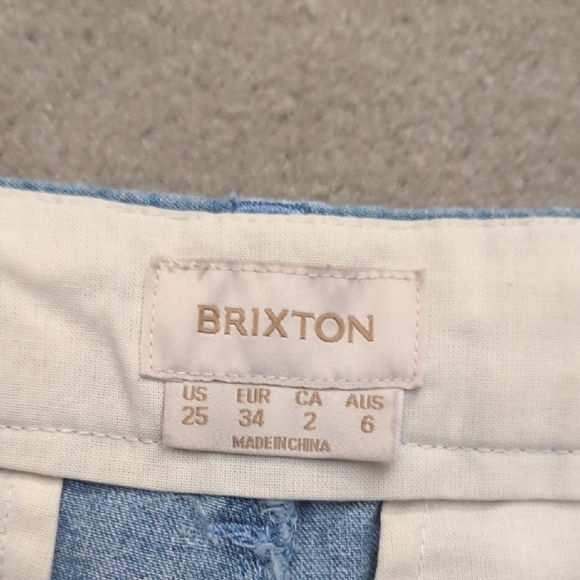 Brixton Light Blue Denim Jeans - Picture 2 of 9